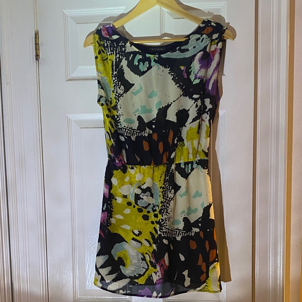 Glam Sexy Multicolor Abstract Mini Dress